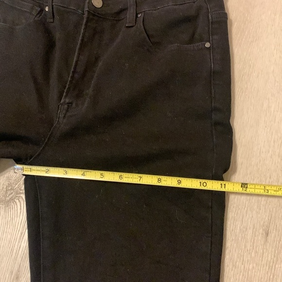 Risen‎ jeans black distressed bling bling size 13/31 high waisted raw ham party - Picture 12 of 16